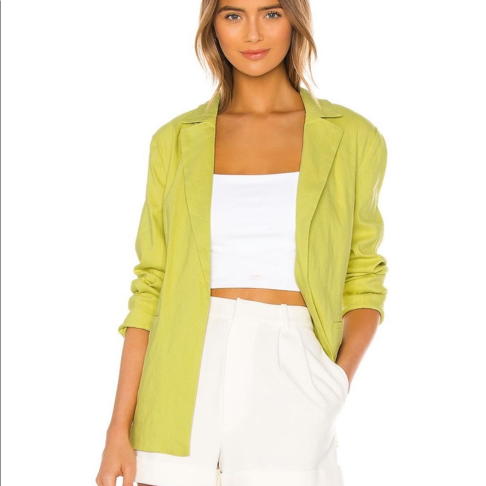 NWT lovers and friends galvin blazer lime
